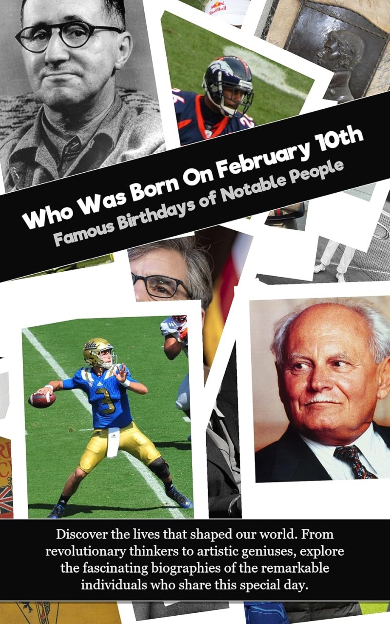 Who Was Born On February 10th – sample book cover